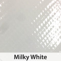 milky white